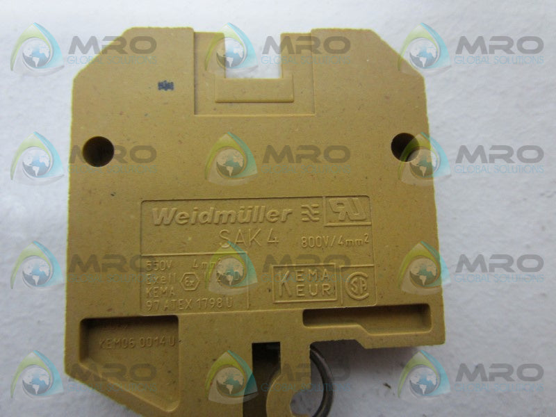 WEIDMULLER SAK4 TERMINAL BLOCK  NSNP