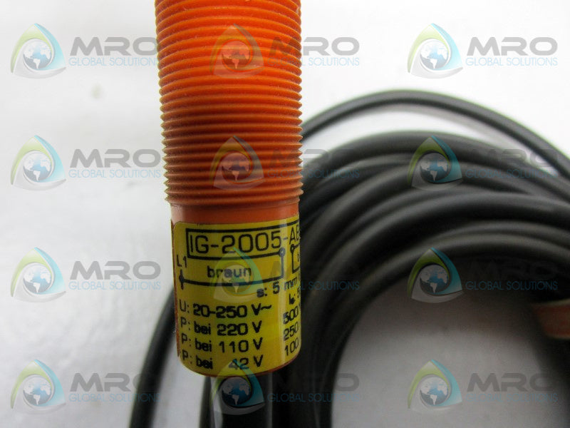 IFM EFECTOR IG-2005-AB PROXIMITY SENSOR  NSNP