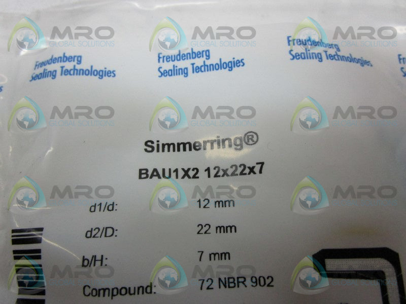 SIMRIT SIMMERRING BAU1X2 SHAFT SEAL  NSMP
