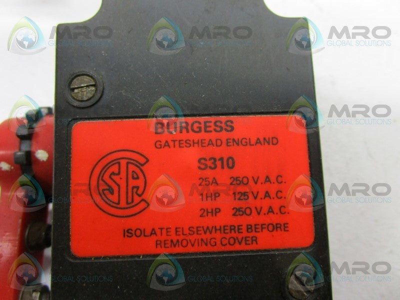 BURGESS S310 SWITCH  UNMP