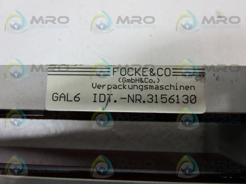 FOCKE 3156130 PHOTOELECTRIC THRU BEAM  UNMP
