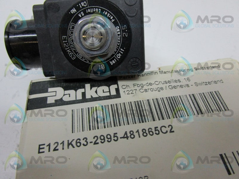 PARKER E121K63-2995-481865C2 SOLENOID VALVE  NSMP