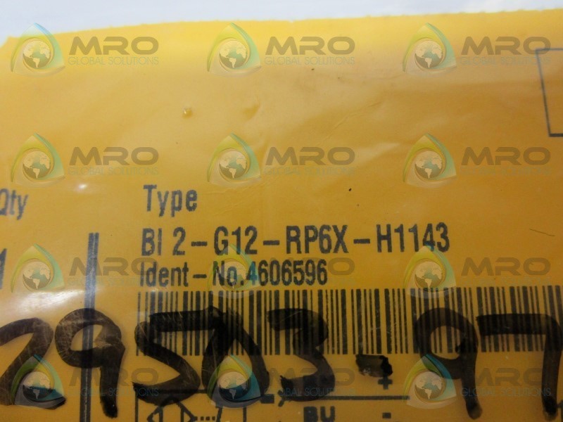 TURCK BI2-G12-RP6X-H1143 PROXMITY SENSOR  NSMP