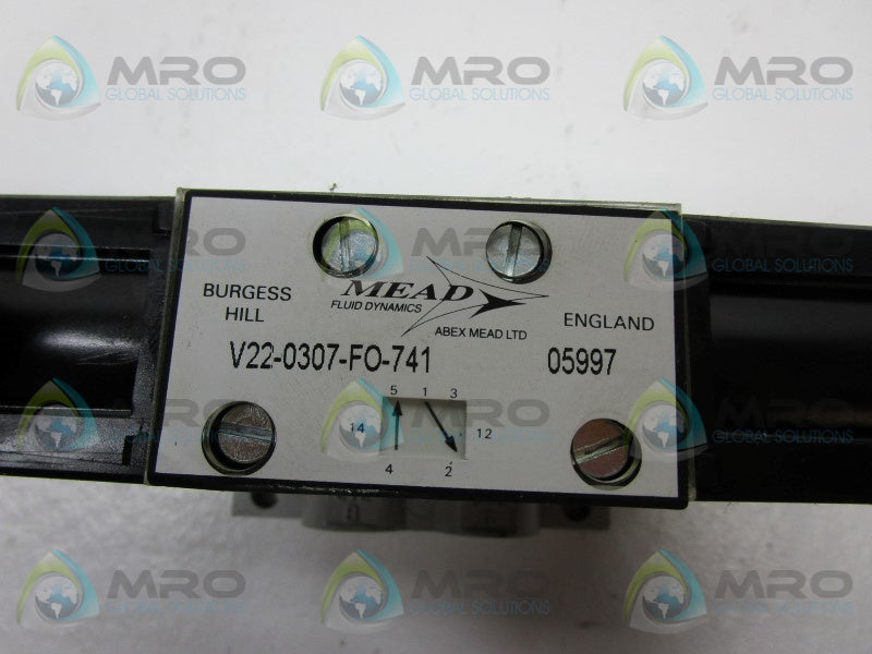 MEAD V22-0307-FO-741 SOLENOID VALVE  NSNP