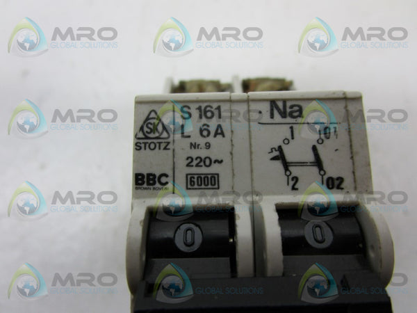 STOTZ S161-L6A CIRCUIT BREAKER 6A  UNMP