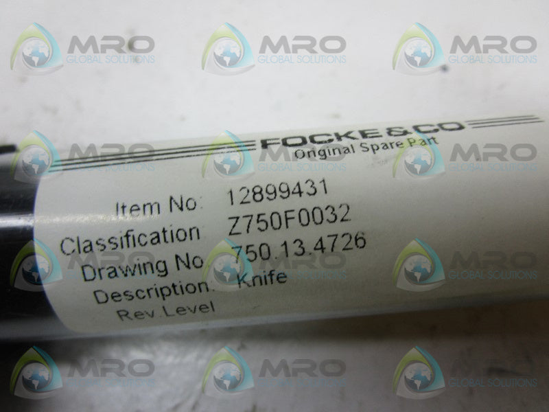 FOCKE 12899431 750.13.4726 KNIFE  NSMP
