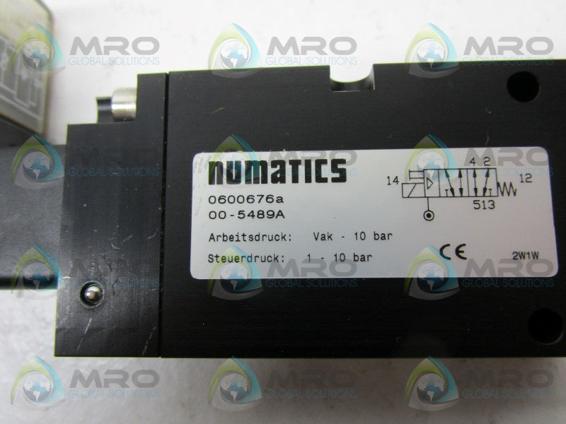 NUMATICS 00-5489A 0600676A SOLENOID VALVE  NSNP