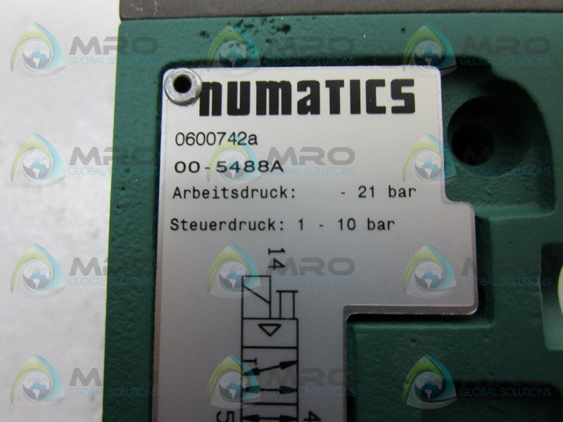 NUMATICS 00-5488A 0600742A SOLENOID VALVE  NSNP