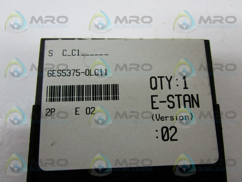 SIEMENS SIMATIC S5 6ES5375-0LC11 MEMORY MODULE  NSNP