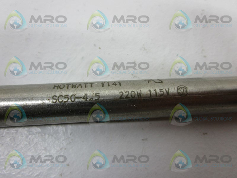 HOTTWATT SC50-4.5 HEATER CARTRIDGE 220W 115V  NSNP