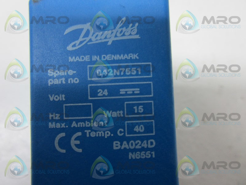 DANFOSS EV310B SOLENOID VALVE 24VDC  NSNP