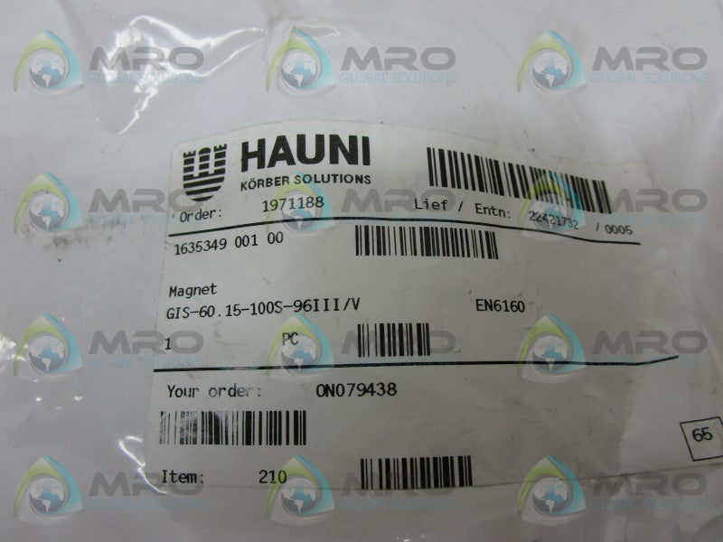 MOTOR GIS-60.15-100S-96III/V  NSNP IN FACTROY BAG