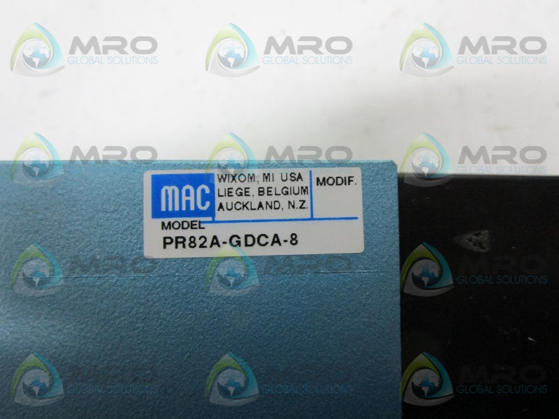 MAC PR82A-GDCA-8 SOLENOID VALVE  UNMP