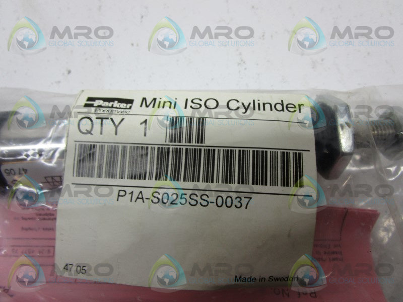 PARKER P1A-S025SS-0037 MINI ISO CYLINDER  NSMP