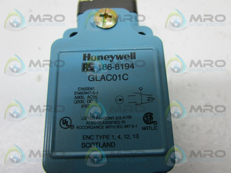 HONEYWELL GLAC01C 186-8194 LIMIT SWITCH  NSNP