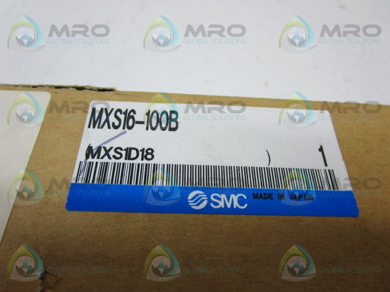 SMC MXS16-100B PNEUMATIC SLIDE TABLE ACTUATOR  NSFS