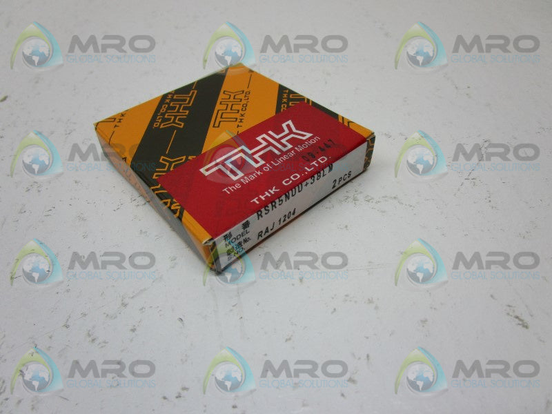 THK RSR5NUU+38LM LINEAR BEARING (PKG OF 2)  NSFS