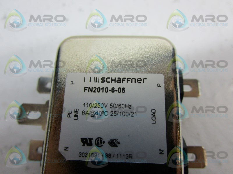 SCHAFFNER FN2010-6-06 IN-LINE FILTER  NSNP