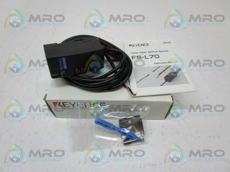 KEYENCE FS-L70 LASER FIBER OPTICAL SENSOR  NSMP
