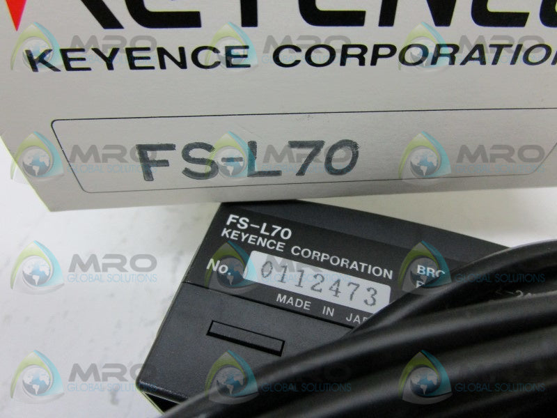 KEYENCE FS-L70 LASER FIBER OPTICAL SENSOR  NSMP