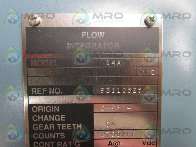 FOXBORO 14A FLOW INTEGRATOR  NSMP