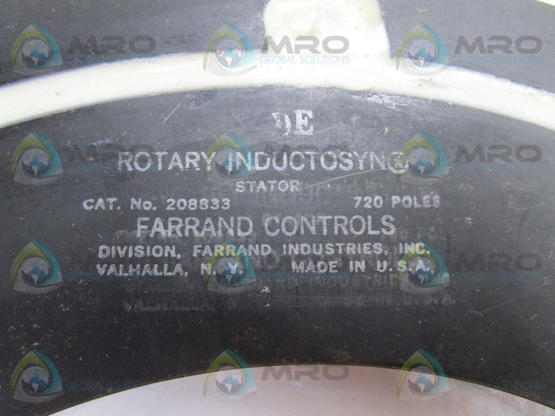 FARRAND CONTROLS 208833 ROTARY INDUCTOSYN  NSNP