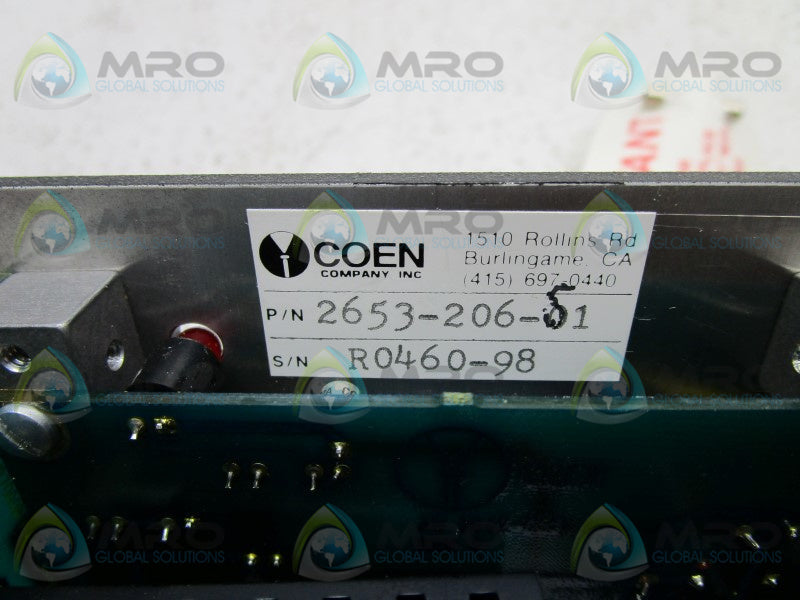 COEN IR7000B 2653-206-01 SIGNAL PROCESSOR  UNMP