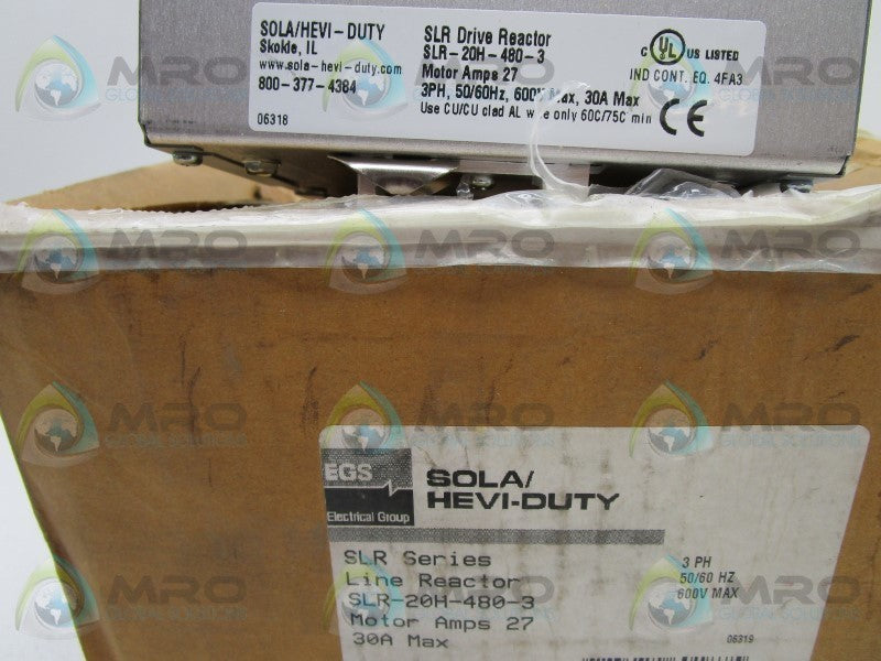 SOLA SLR-20H-480-3  NSMP