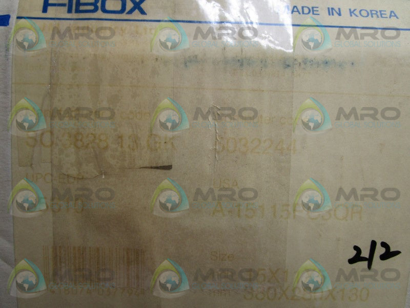 FIBOX A-15115PC3QR ENCLOSURE 15x11x5  NSMP
