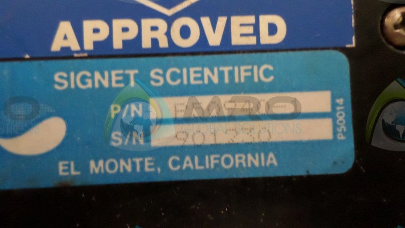 SIGNET P50940-1 FLOWMETER UNMP