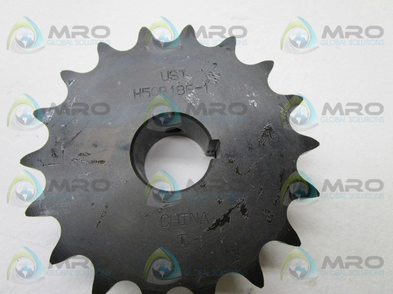 TSUBAKI H50B18F SPROCKET 1"  NSMP