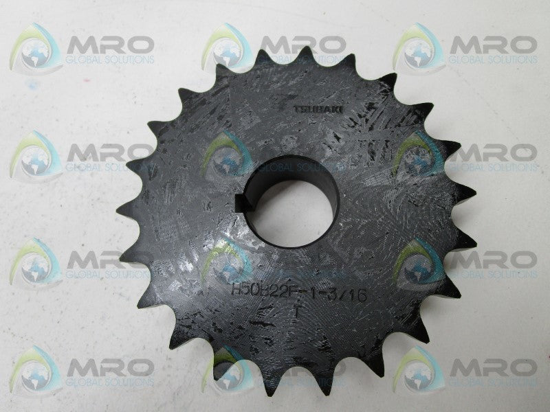 TSUBAKI H50B22F-1-3/16 SPROCKET  NSMP