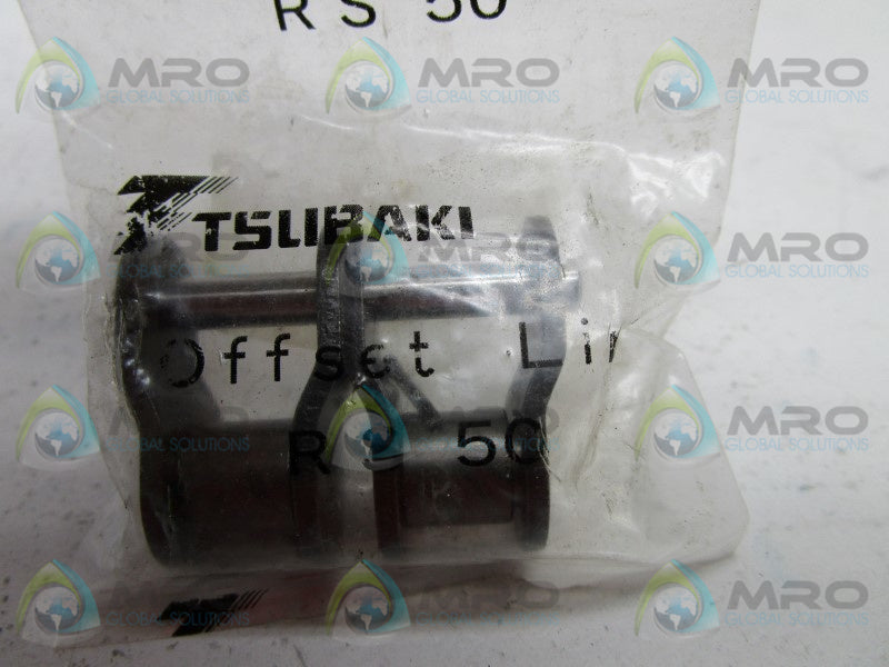 TSUBAKI RS50 OFFSET LINK (PKG OF 2)  NSMP