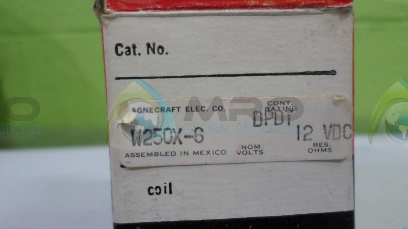 MAGNECRAFT W250X-6 RELAY COIL NSMP