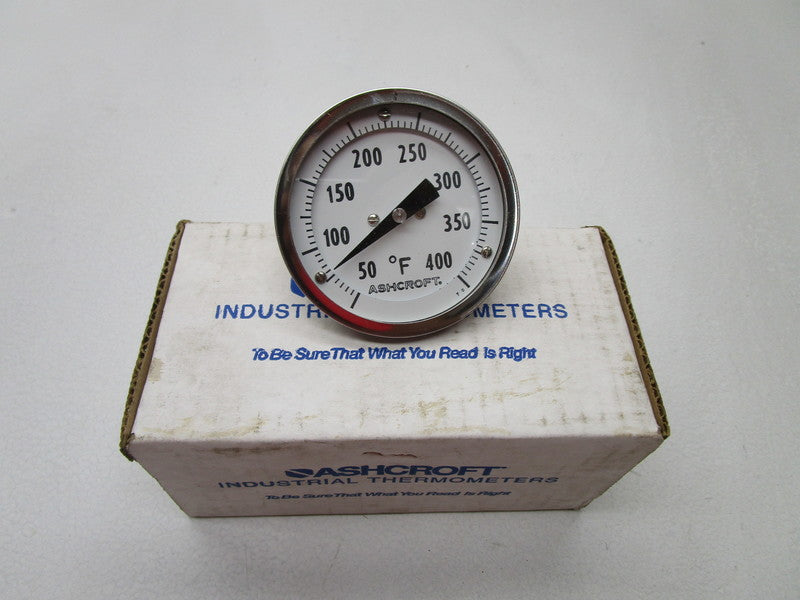 ASHCROFT 30EI60R040-50/400F BIMETAL THERMOMETER  NSMP
