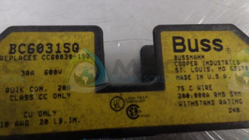 BUSSMANN BC6031SQ FUSE UNMP