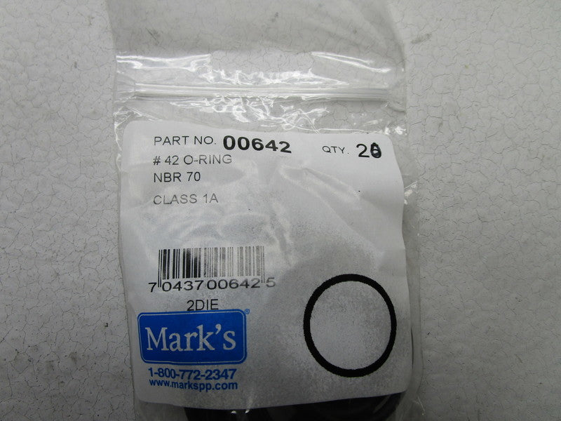 MARK'S 00642 O-RING (PKG OF 20)  NSMP