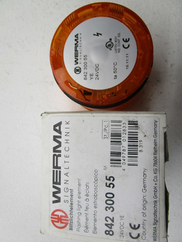 WERMA 84230055 AMBER FLASHING LIGHT  NSMP