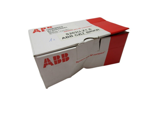ABB S203U-Z1,6 CIRCUIT BREAKER 6A  NSMP