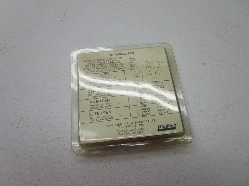 FOXBORO G0114SW FIBER TIP PENS (PKG OF 4)  NSMP