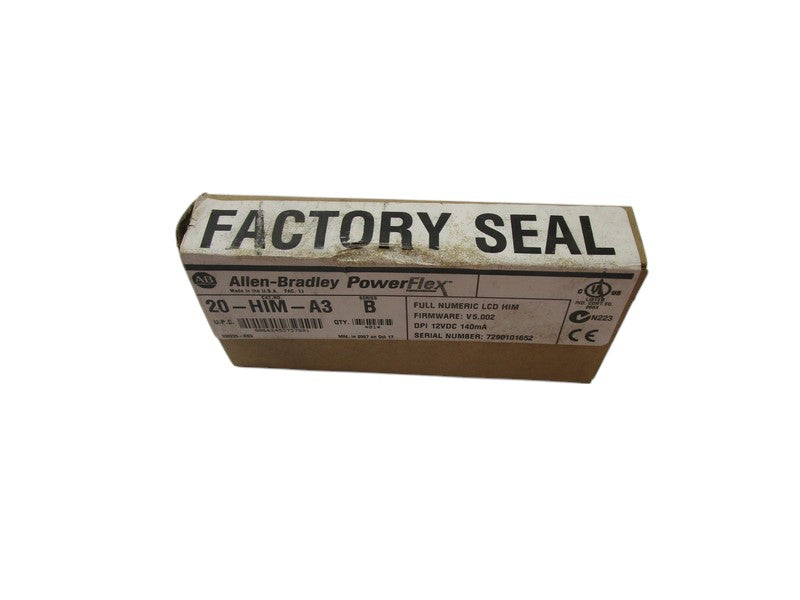 INDUSTRIAL SPARE PART 20-HIM-A3 SER. B F/W 5.002 DATE: 2007  NSFS