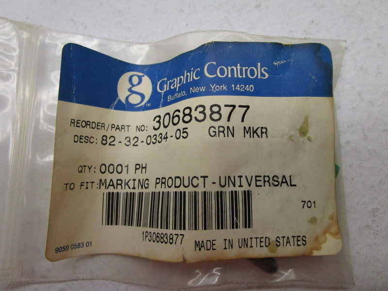GRPAHIC CONTROLS 30683877 GREEN MARKERS  NSMP