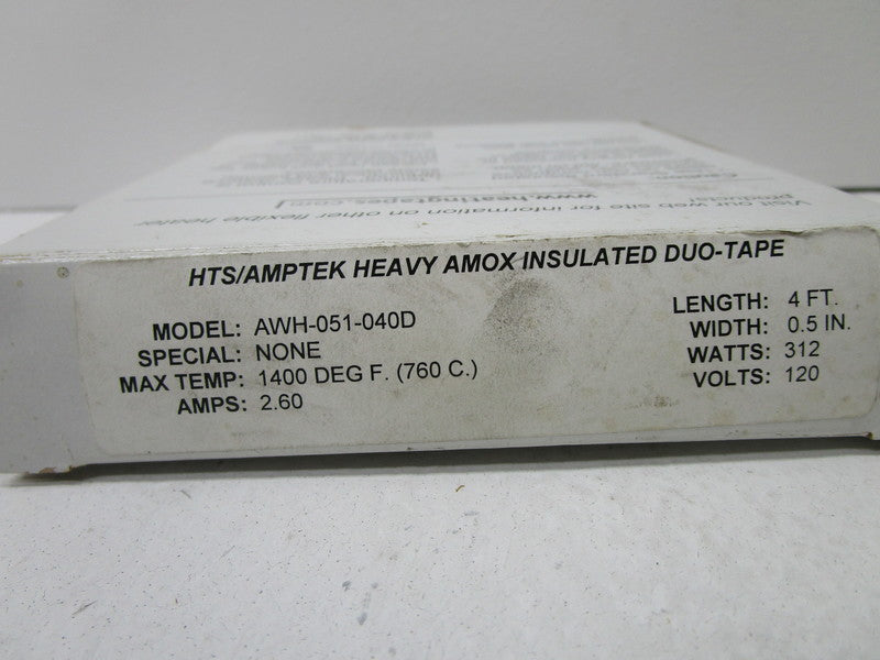 HTS/APMTEK AWH-051-040D FLEXIBLE ELECTRIC HEATING TAPE PRODUCTS  NSMP