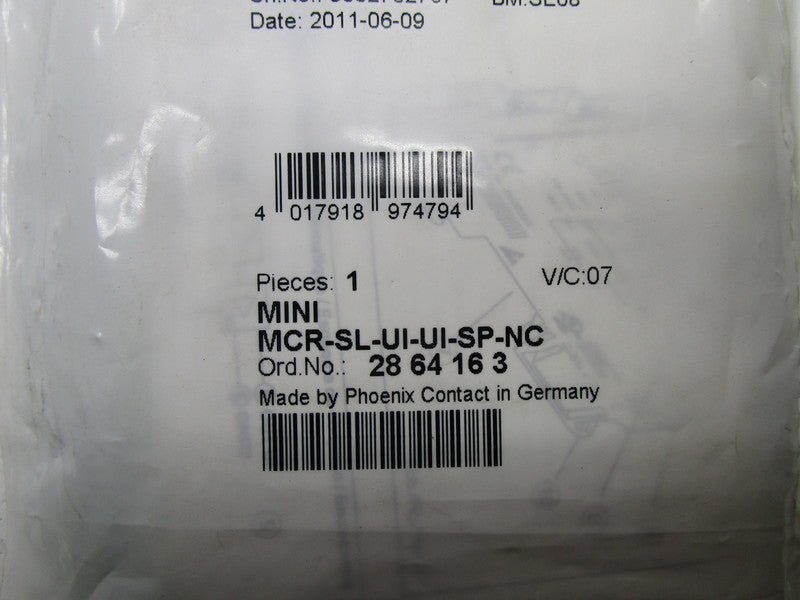 PHOENIX CONTACT MINI-MCR-SL-UI-UI-SP-NI  NSMP