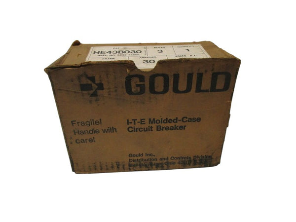 GOULD HE43B030 CIRCUIT BREAKER 30A  NSMP