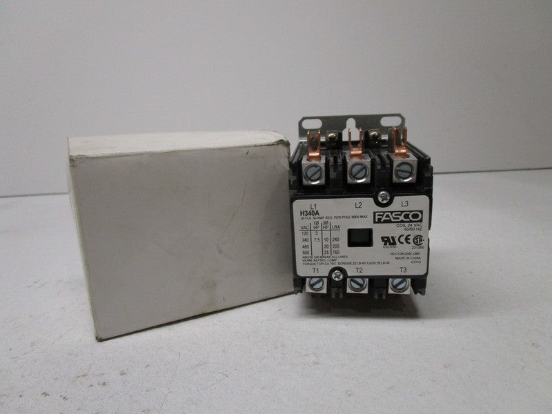FASCO H340A CONTACTOR 24V  NSMP