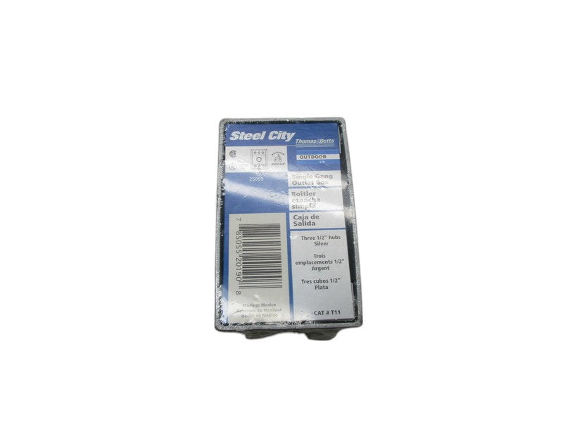 THOMAS & BETTS T11 SINGLE OUTLET BOX  NSMP