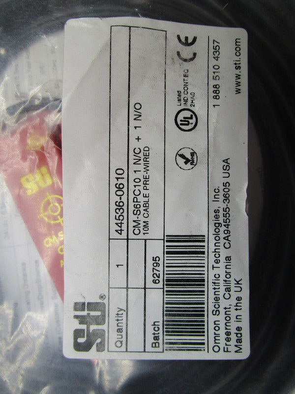 STI CM-S6PC10 44536-0610 SAFETY INTERLOCK SWITCH  NSMP