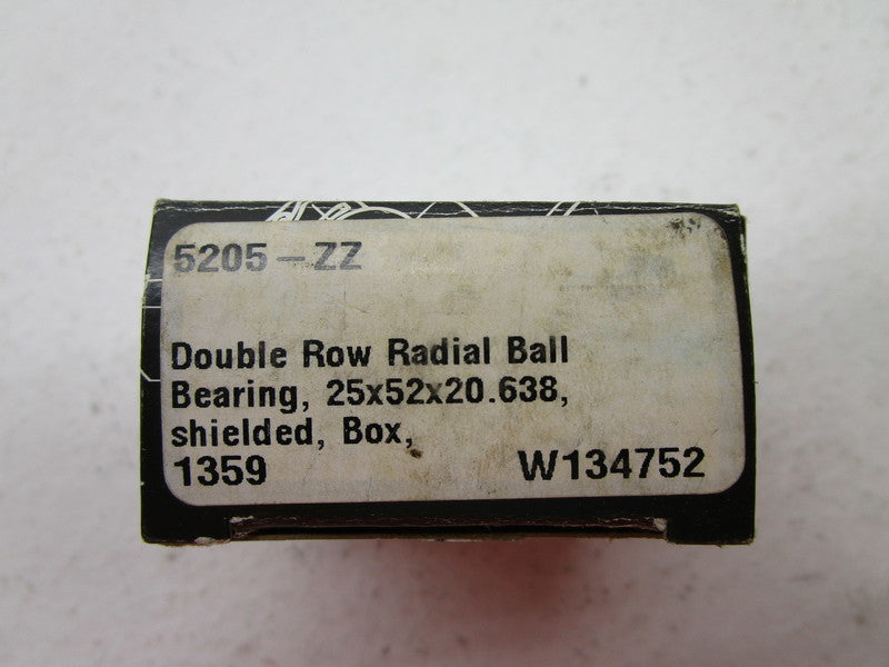 PEER 5205-ZZ DOUBLE ROW RADIAL BALL  NSMP