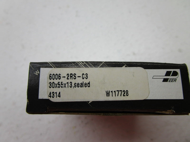 PEER 6006-2RS-C3 BALL BEARING  NSMP